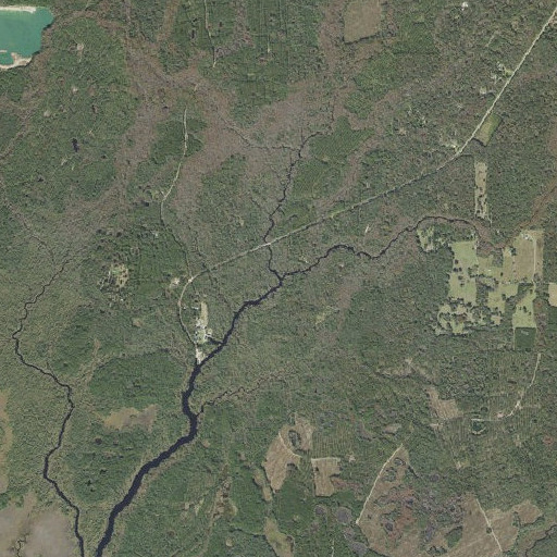 Aerial imagery of Wekiva River, FL