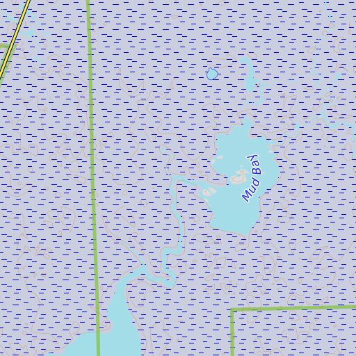 OpenTopoMap map of West Palm Run, FL