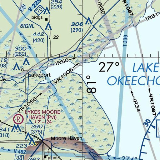 FAA VFR chart of Whiddens Pass, FL