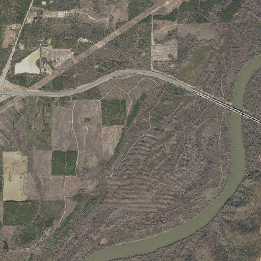 Aerial imagery of White Springs, FL