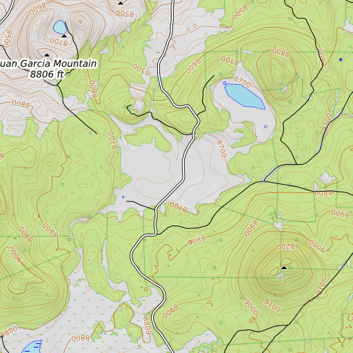 OpenTopoMap map of Gillespie Flat, AZ