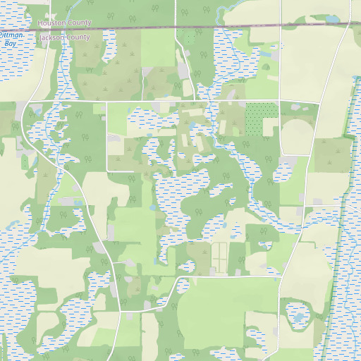 OpenStreetMap map of Wildcat Bay, FL