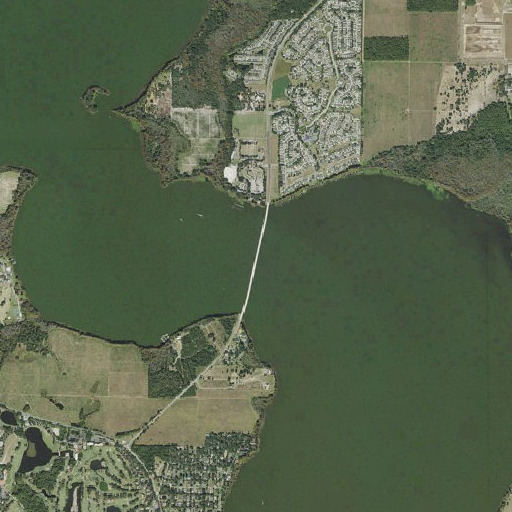 Aerial imagery of Memorial Bridge, FL