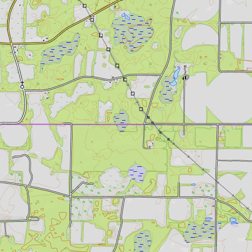 OpenTopoMap map of Still Pond, FL