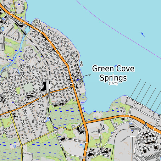 OpenTopoMap map of Spring Park, FL