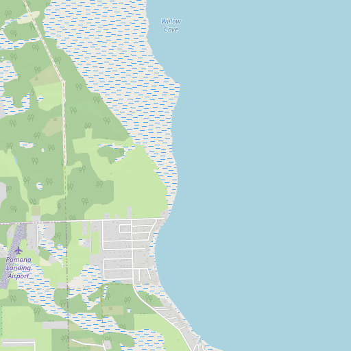 OpenStreetMap map of Shell Hill Point, FL