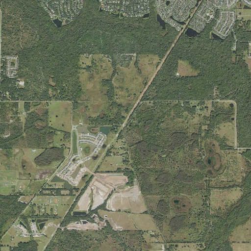 Aerial imagery of Boyette, FL