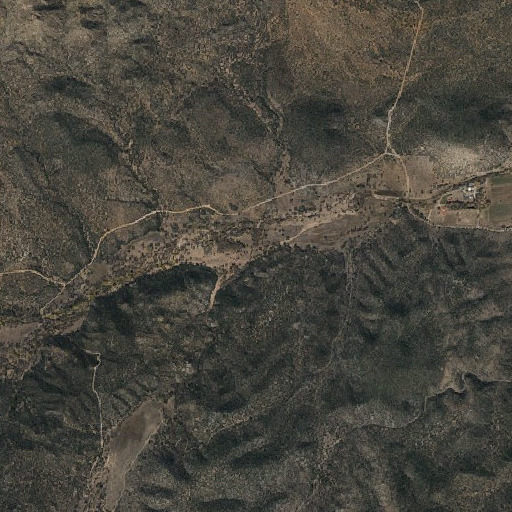 Aerial imagery of Graver Wash, AZ