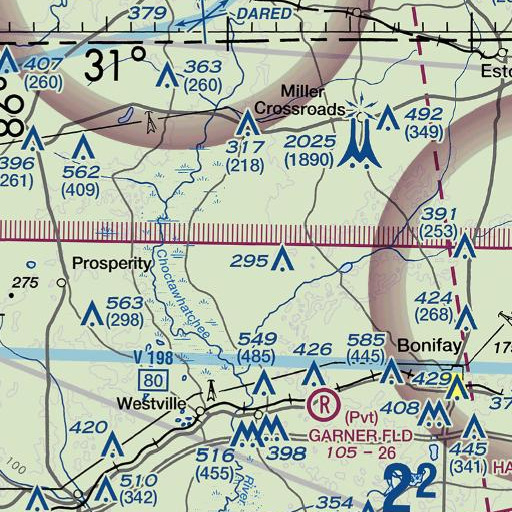 FAA VFR chart of Holmes County, FL