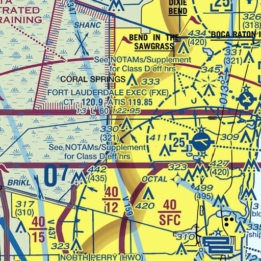 FAA VFR chart of Sheppard Plaza, FL