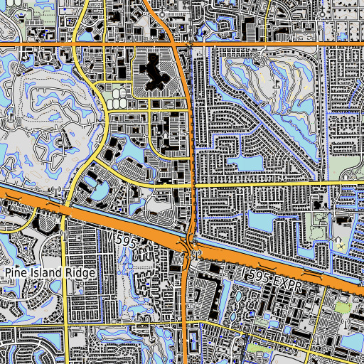 OpenTopoMap map of Home Center, FL