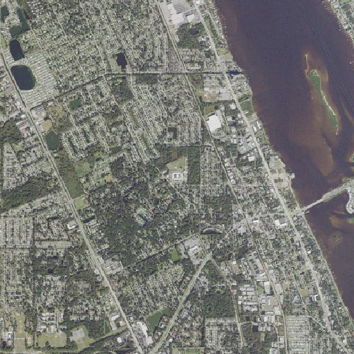Aerial imagery of Sugar Mill Elementary School, FL