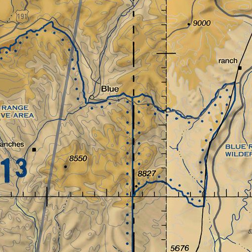 FAA VFR chart of Hinkle Spring, AZ