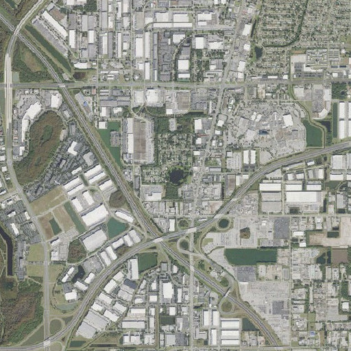 Aerial imagery of Lake Roger, FL