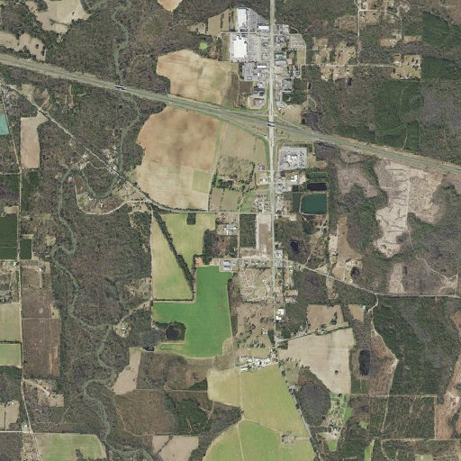 Aerial imagery of Hope School, FL