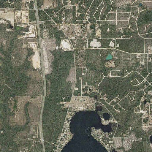 Aerial imagery of Compass Lake Fire Tower, FL
