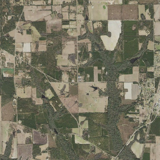 Aerial imagery of Greensboro School, FL