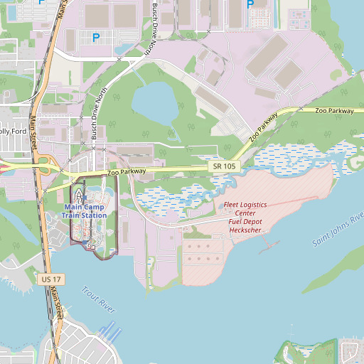 OpenStreetMap map of Joseph Lowrey Grant, FL