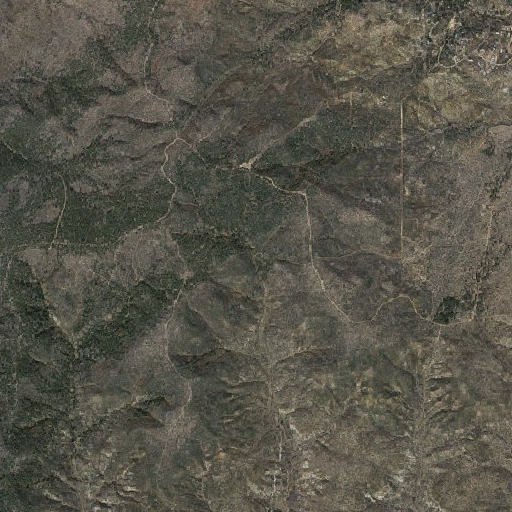 Aerial imagery of Hop Spring, AZ