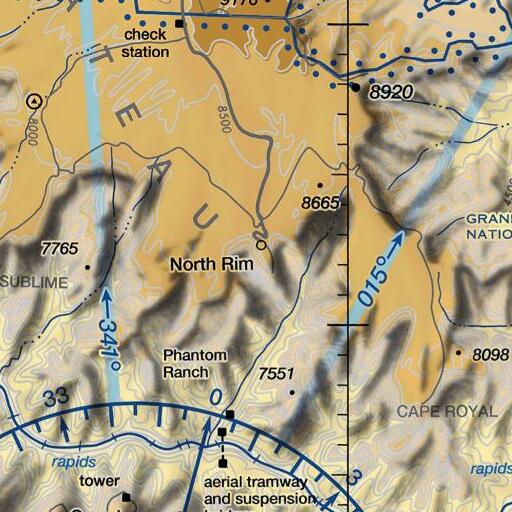 FAA VFR chart of Cliff Dweller Spring, AZ