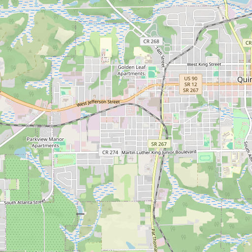 OpenStreetMap map of Quincy Day School, FL