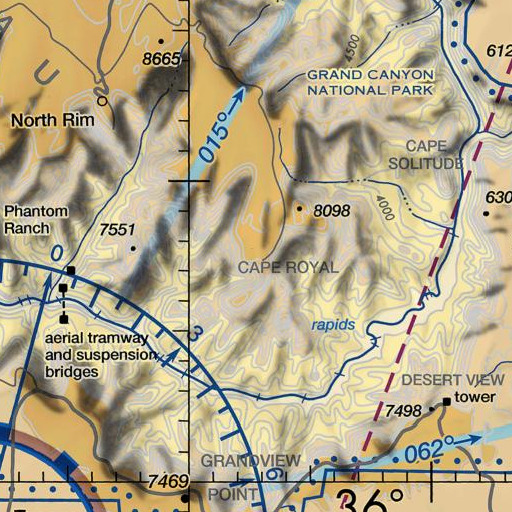FAA VFR chart of Cliff Spring, AZ