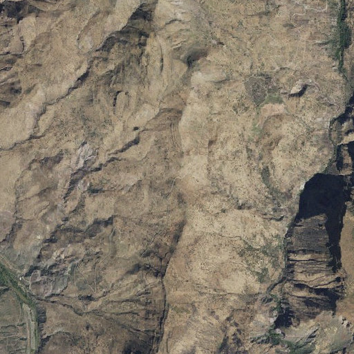 Aerial imagery of Ike Saddle, AZ