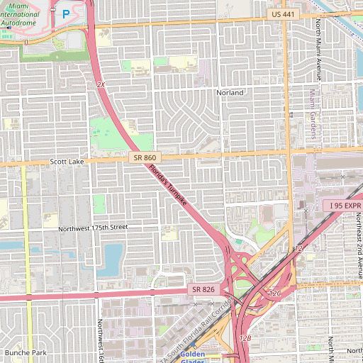 OpenStreetMap map of Doreens School, FL