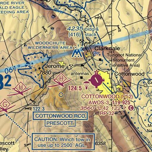 FAA VFR chart of Indian Spring, AZ