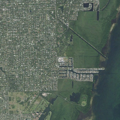 Aerial imagery of Gulliver Academy, FL