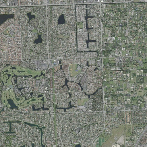 Aerial imagery of McMillian Park, FL