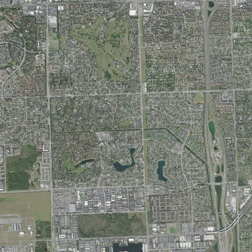 Aerial imagery of Arvida Park, FL