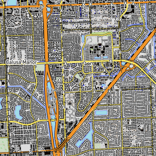 OpenTopoMap map of Sabal Chase Park, FL