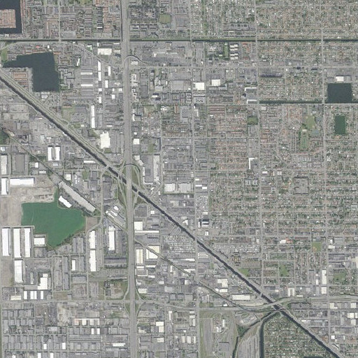 Aerial imagery of Hialeah Speedway, FL