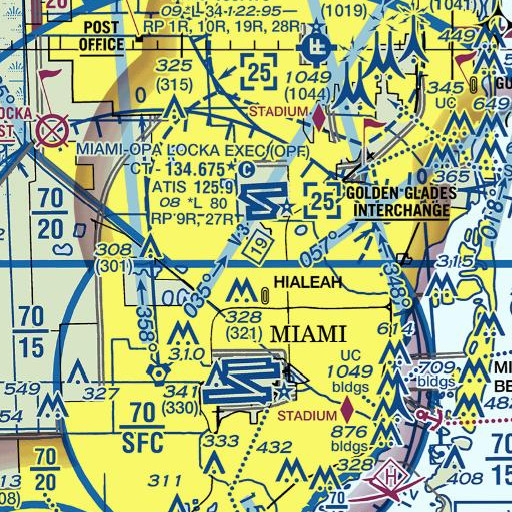 FAA VFR chart of Asbury School, FL