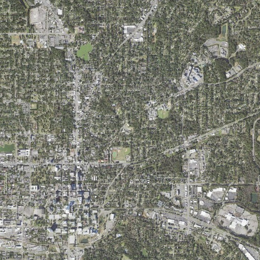 Aerial imagery of Blessed Sacrament School, FL