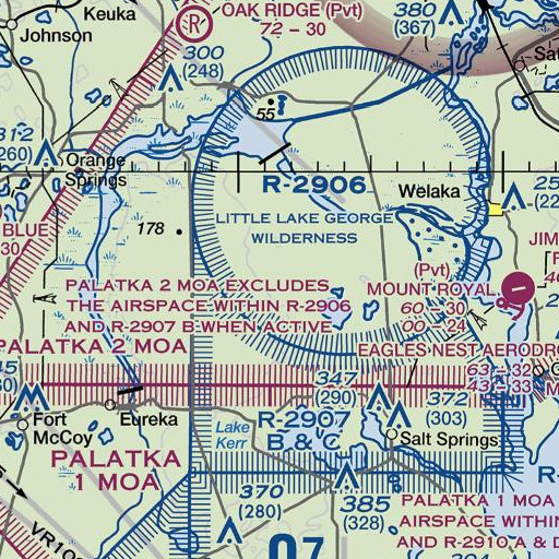 FAA VFR chart of Riverside Island, FL