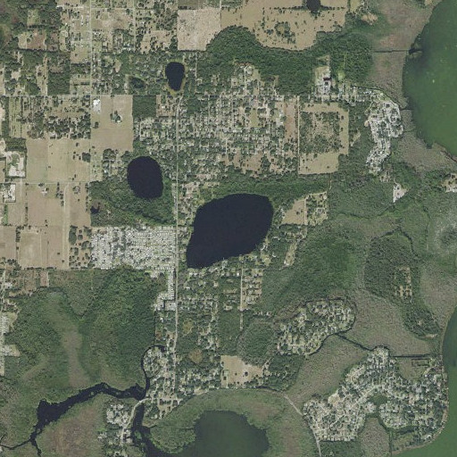 Aerial imagery of Unity Lake, FL