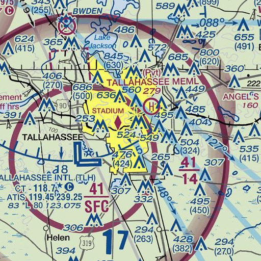 FAA VFR chart of University High School, FL