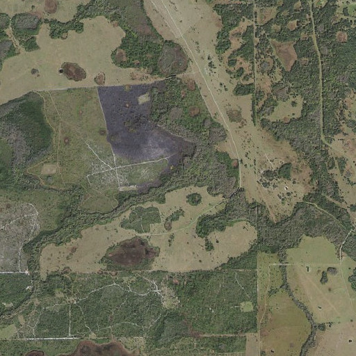 Aerial imagery of Cow Creek, FL