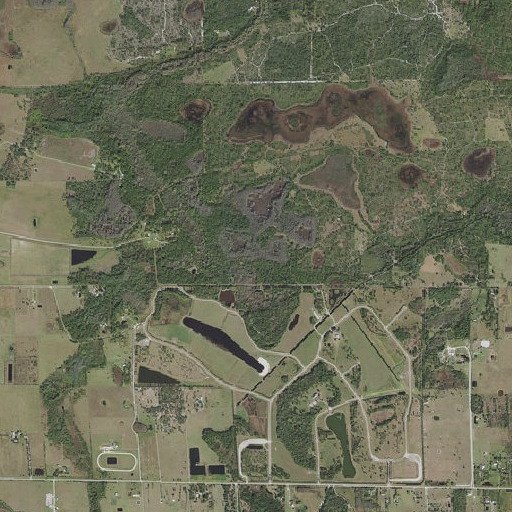 Aerial imagery of Dark Hammock, FL