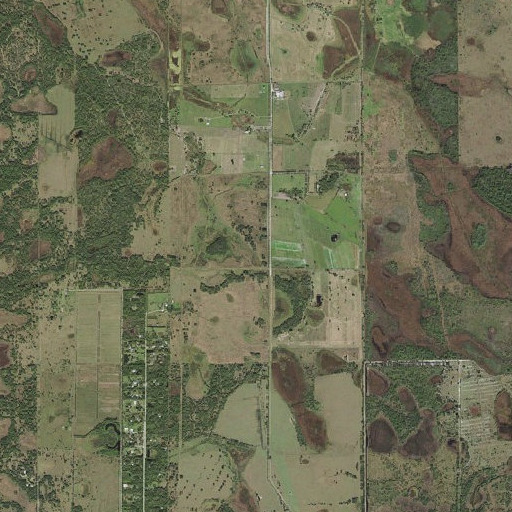 Aerial imagery of Myer Hammock, FL