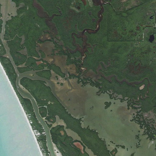 Aerial imagery of Sand Hill Creek, FL