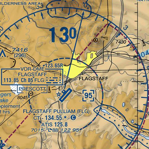 FAA VFR chart of Kinsey School, AZ