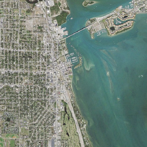 Aerial imagery of WIRA, FL