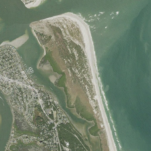 Aerial imagery of Conch Island, FL