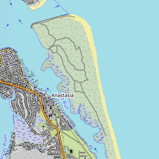 OpenTopoMap map of Conch Island, FL