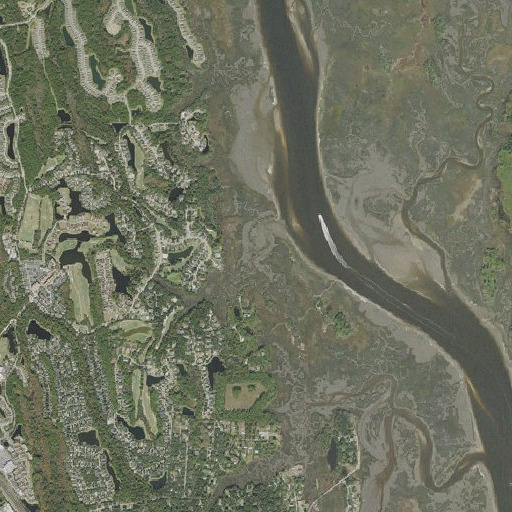 Aerial imagery of Marshall Creek, FL