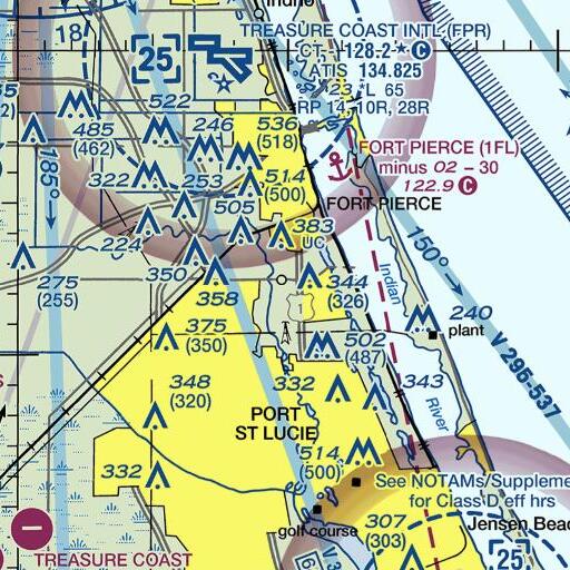 FAA VFR chart of White City Elementary School, FL