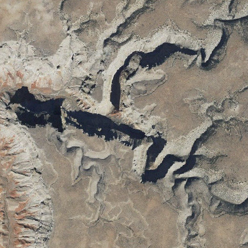 Aerial imagery of Coconino Wash, AZ